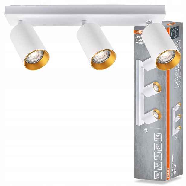Led Spot Eternal 3XGU10 Wt/gd