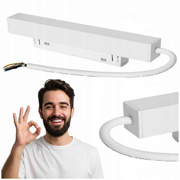 Napájecí Zdroj Zasunutý Do Magnetických Kolejnic 100 W S Vysokým Výkonem Dali Bílý DY-YT100 W