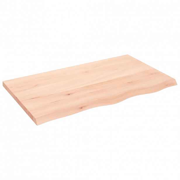 vidaXL Stolní deska 100x60x(2-4) cm neošetřený masivní dubové dřevo