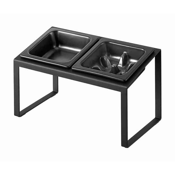 Keramický set misek s podstavcem pro domácího mazlíčka Nooks – YAMAZAKI