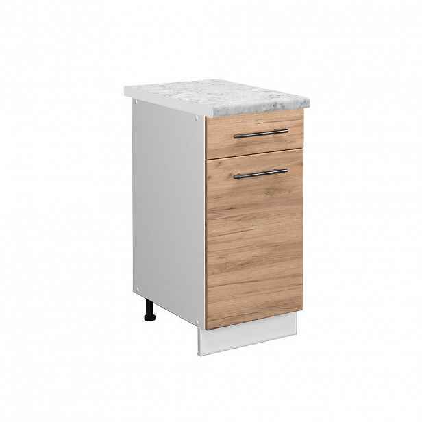 Vicco SPODNÍ SKŘÍŇKA KUCHYŇSKÉ LINKY Fame-Line Zlatý mocný dub 40 cm , PD Mramor