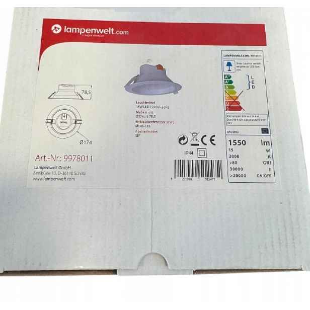 Led svítidlo lampenwelt Arian 9978011