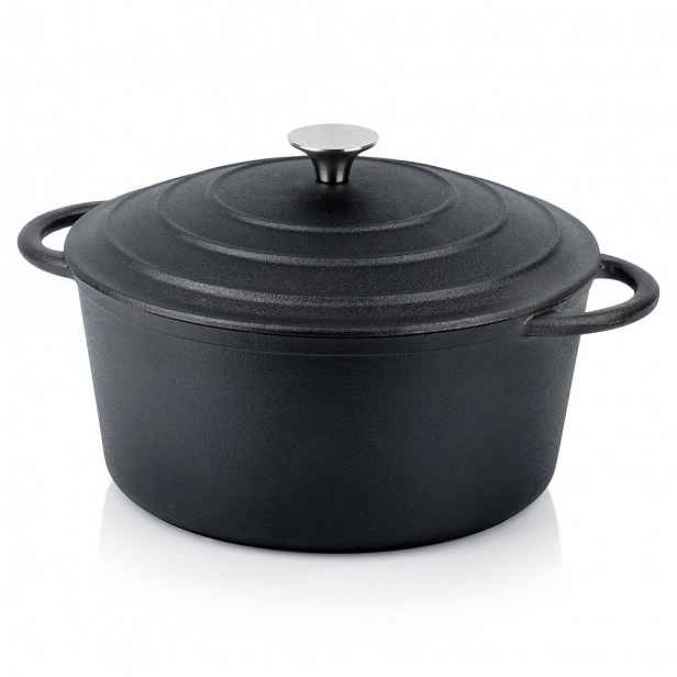 Litinový Hrnec S Poklicí Cast Line 26 CM 5 L Na Indukci Do Trouby