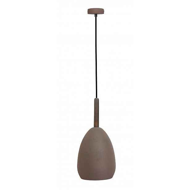 Závěsná lampa hnědá 1x40W E27 Flen Candellux