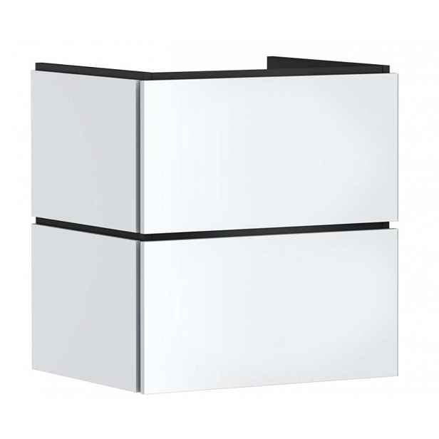 Hansgrohe Xilesa E - Umyvadlová skříňka, 62x58x47 cm, 2 zásuvky, matná bílá 54293700