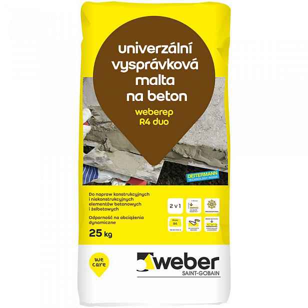 Malta univerzální vysprávková na beton weberrep R4 duo 20 kg