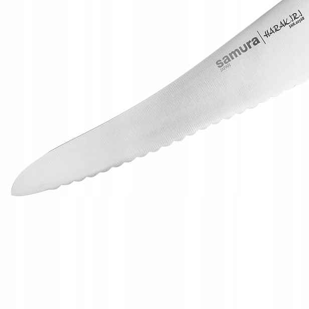 Nůž na chléb a mražené potraviny Samura Harakiri 19 cm ocel AUS-8, zoubkovaný