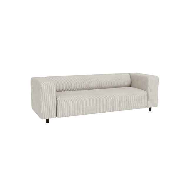 S-Style TŘÍMÍSTNÁ POHOVKA Tove z béžového manšestru