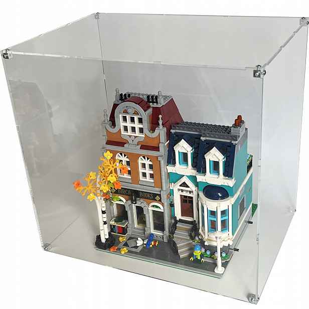 Vitrína Drewlandia pro sadu Lego 10270 Creator Expert Knihkupectví