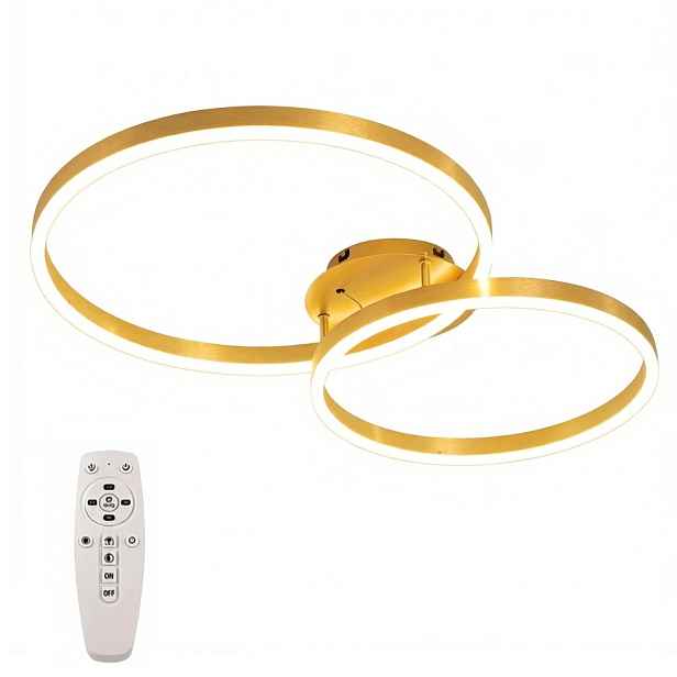 stropní svítidlo Led Zlatý lustr Stropní Svítidlo Ring Moderní do 42W 4500K