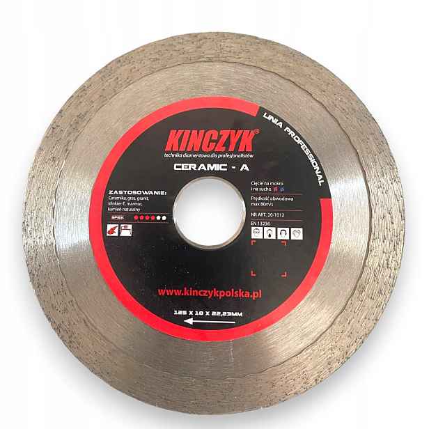 Kińczyk Diamantový Kotouč Ceramic-a 125x10x22,23