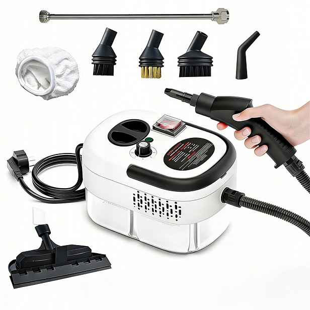 Parní čistič 2500 W 3 bar, ruční napařovač 1000 ml