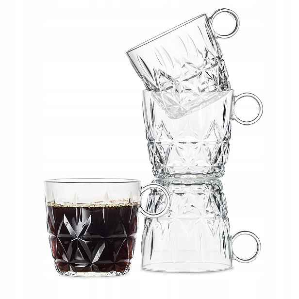 Sklenice Sagaform šálky 4 × 200 Ml piknik akryl