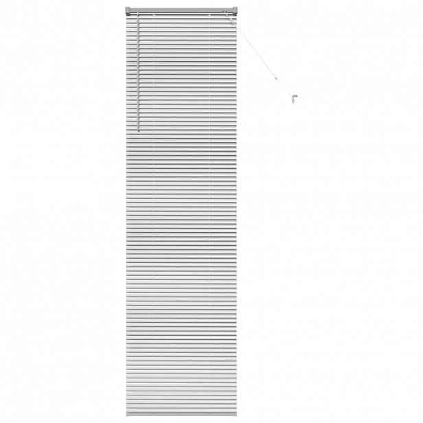 vidaXL Venet školní žaluzie Stříbrná 220 x 65 cm 25 mm Hliník