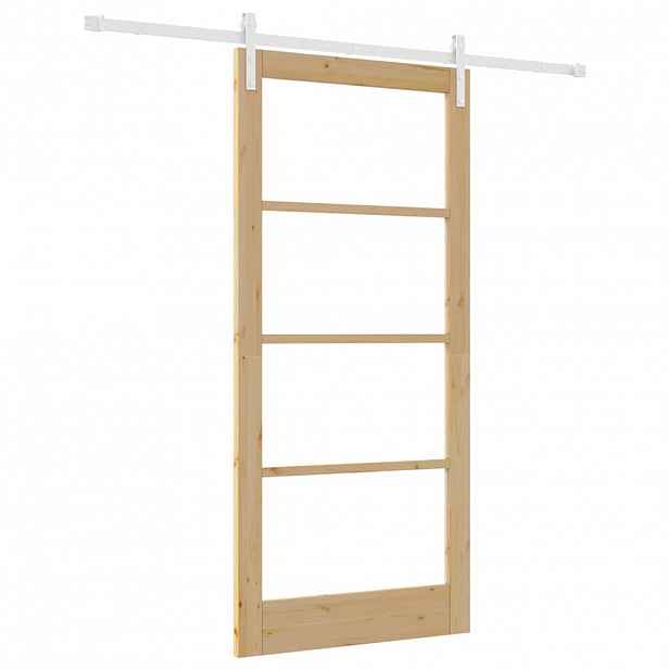 vidaXL Posuvné dveře ORKDAL Přírodní 93 x 202 cm