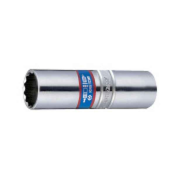 Hlavice nástrčná s přídržnou pružinou na zapalovací svíčky King Tony 3/8 CrV 12 hran, 14mm 36A014