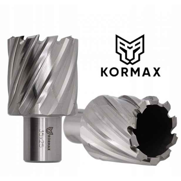 Trepanační fréza M2AL 33 mm x 25 mm vrták 33 x 25 Weldon Kormax