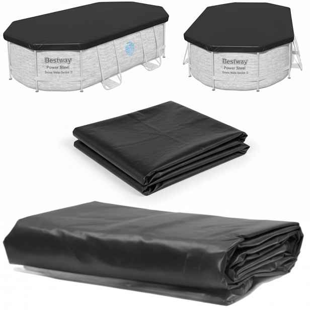 Krycí Plachta Podložka Fólie Pokrývka Do Bazénu 488x305 Bestway Power Steel