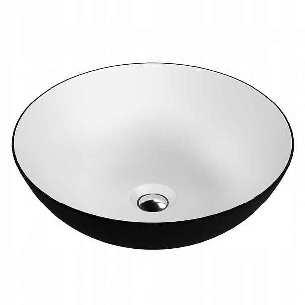 Umyvadlo na desku Rosa Black/white – moderní elegance a styl