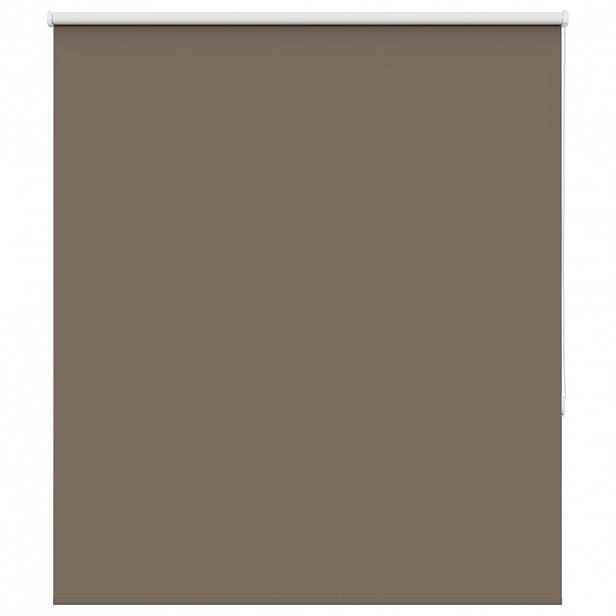 vidaXL Roleta zatemňovací Káva 125x150cm Šířka látky 121,6cm Polyester