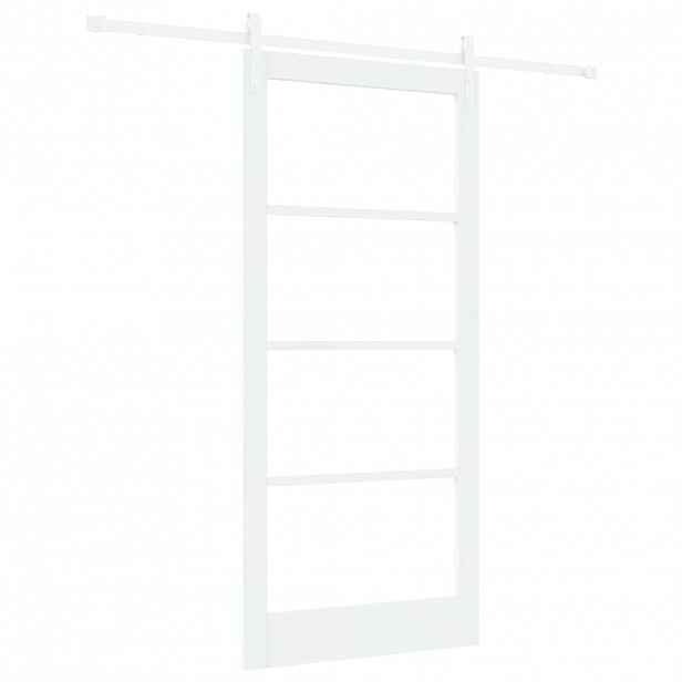 vidaXL Posuvné dveře ORKDAL Bílá 93 x 202 cm