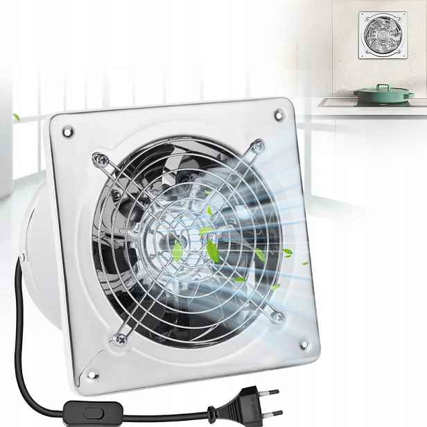 150 mm 6 palců, prémiová třída Průmyslový axiální odtahový ventilátor