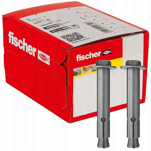 Fischer Průchozí montážní kotvy Zykon Fza 18 x 100 M12 D/20 R 10 Ks