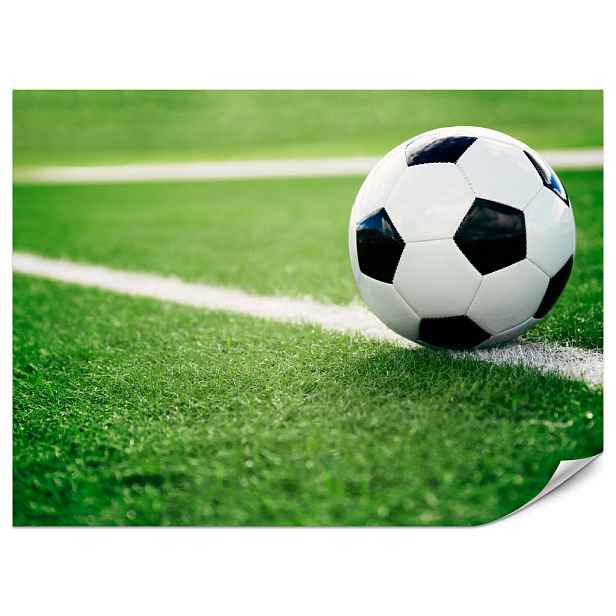 Muralo FOTOTAPETA do Studentského Pokoje Fotbal Zelený Trávník Stadion Sport 300x210