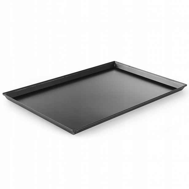 Plech podnos na pečení pizzy obdélníkový 600x400x25 mm Hendi 808276