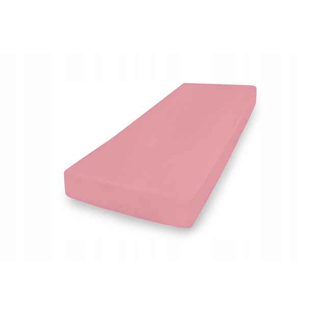 Prostěradlo jersey Premium s gumou 220x200x20 růžové Matex