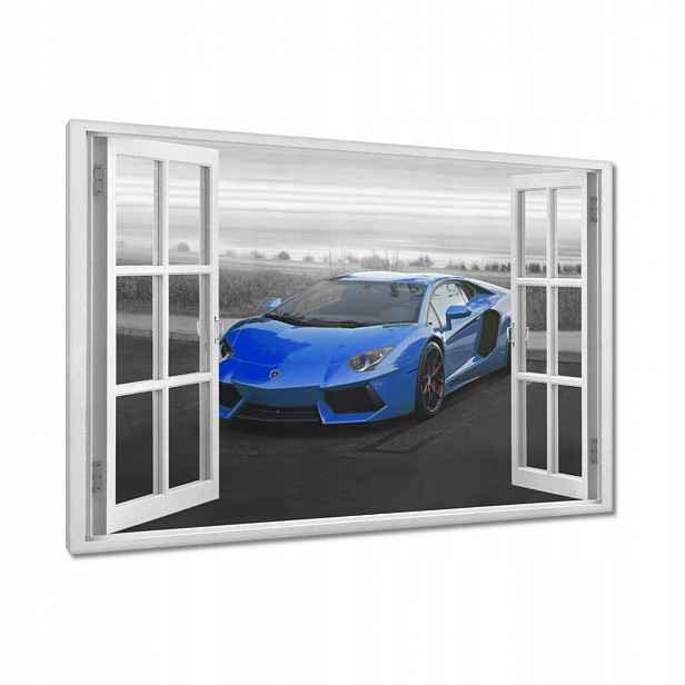 Obrazy 90x60 Modré sportovní auto