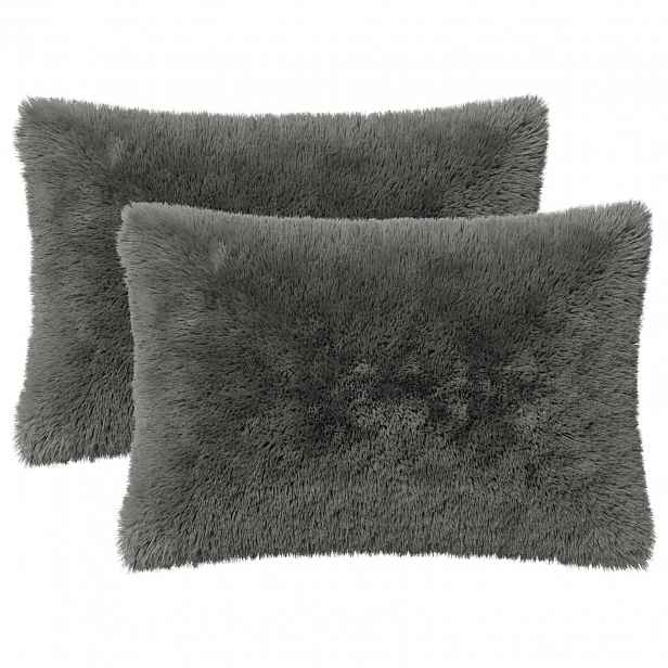 vidaXL Povlak na polštář 2 pcs HEERLEN Světle šedá 50 x 70 cm
