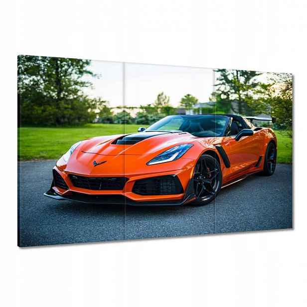 Obrazy 120x80 Oranžové auto