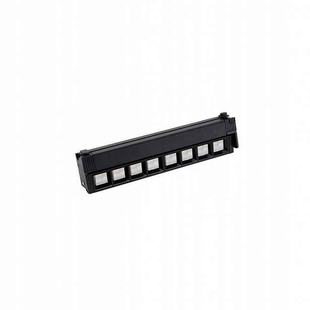 Led kolejnicová lampa 1-fázová Linda 30 cm 12W 4000K černá