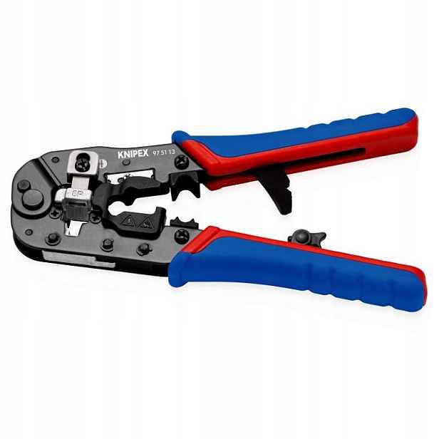 Upínací kleště Knipex 97 51 13 pro konektory RJ45