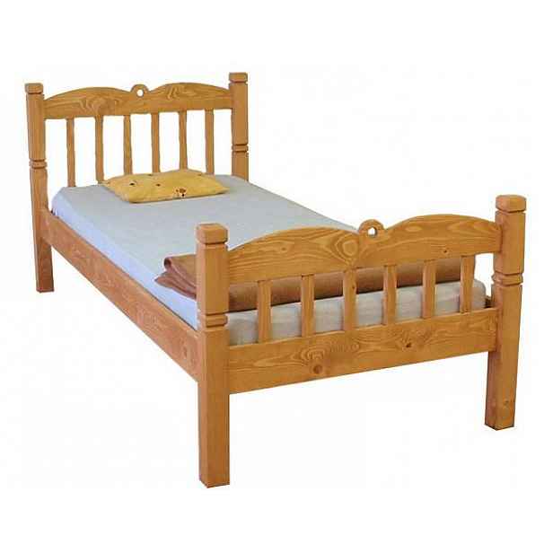 Dřevěná postel Classic jednolůžková 3123 ZLATÝ JAVOR, 01601