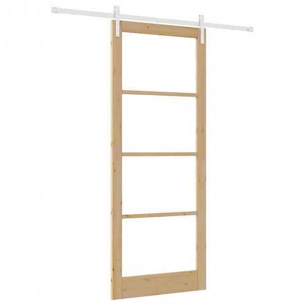 vidaXL Posuvné dveře ORKDAL Přírodní 93 x 232 cm