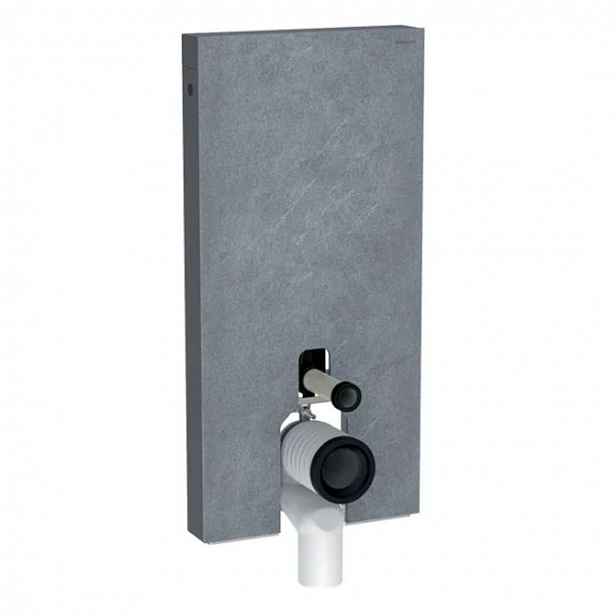 Geberit Monolith - Sanitární modul pro stojící WC, 101 cm, spodní přívod vody, vzhled břidlice 131.002.00.5