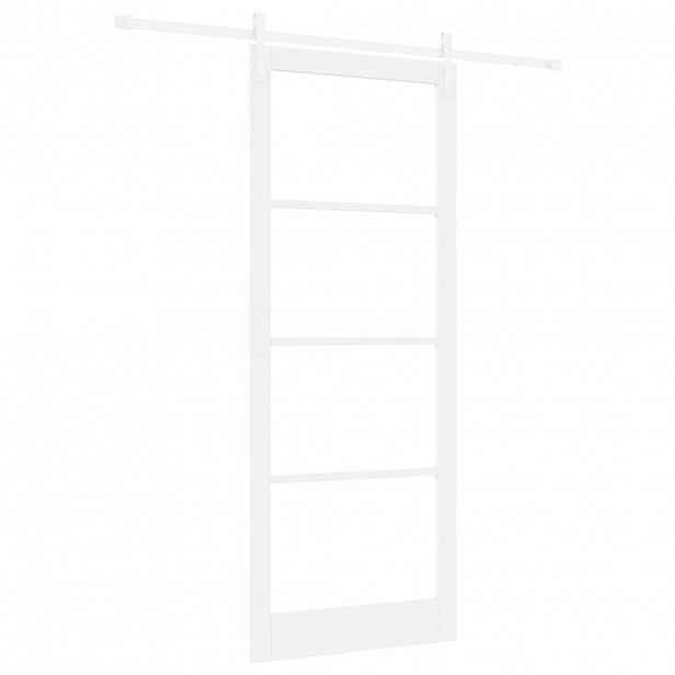 vidaXL Posuvné dveře ORKDAL Bílá 93 x 232 cm