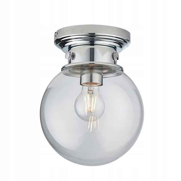 Endon Cheswick koupelnová lampa chromovaná koule IP44 skleněná E27