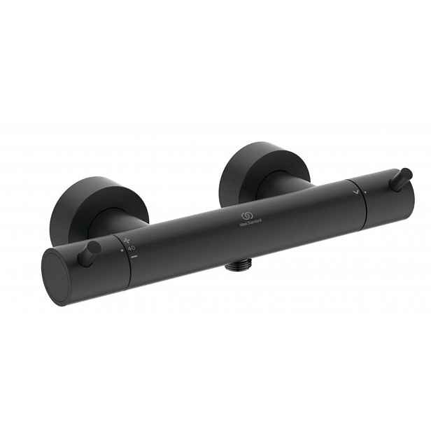 Ideal Standard CeraTherm - Termostatická sprchová baterie, hedvábná černá A7587XG