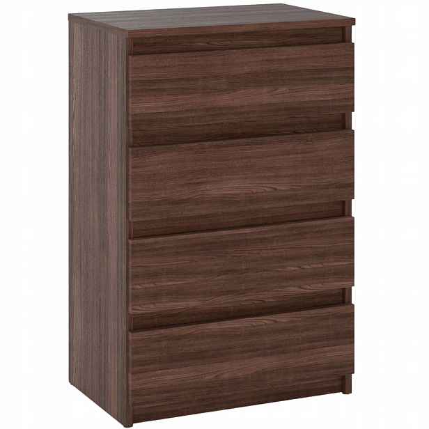 Komoda se zásuvkami Dub Wenge 60 CM 4 zásuvky Skříňka Rtv Obývací pokoj Ložnice