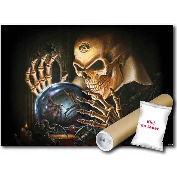 Vinylová fototapeta Kostra koule věštba 104x70,5