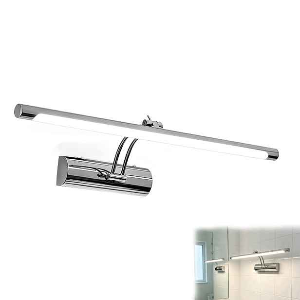 Kinkiet Led koupelnová lampa 3v1 skříňka zrcadlo stěna malá 10W 55CM 225V