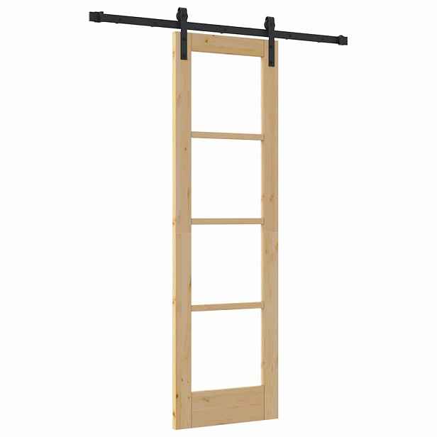 vidaXL Posuvné dveře ORKDAL Přírodní 61 x 198,5 cm