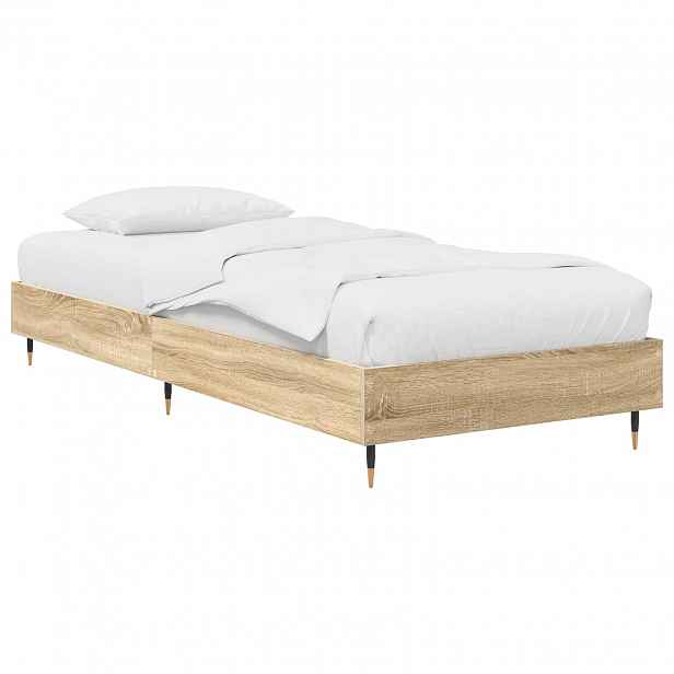 vidaXL Rám postele Dub sonoma 80 x 200 cm Kompozitní dřevo