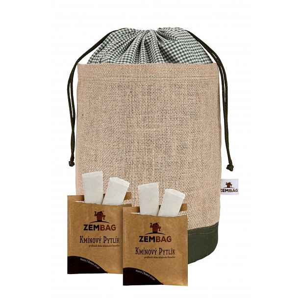 Olivově zelený Zembag na 10 kg brambor