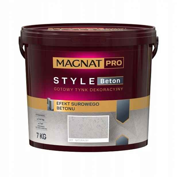 Magnat Pro Style Beton 7 kg B01 Přírodní Hotová Dekorativní Omítka