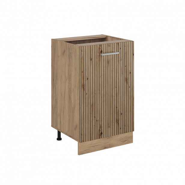 Vicco SPODNÍ SKŘÍŇKA KUCHYŇSKÉ LINKY R-Line, Řemeslný dub/Zlatý mocný dub, 50 cm bez pracovní desky
