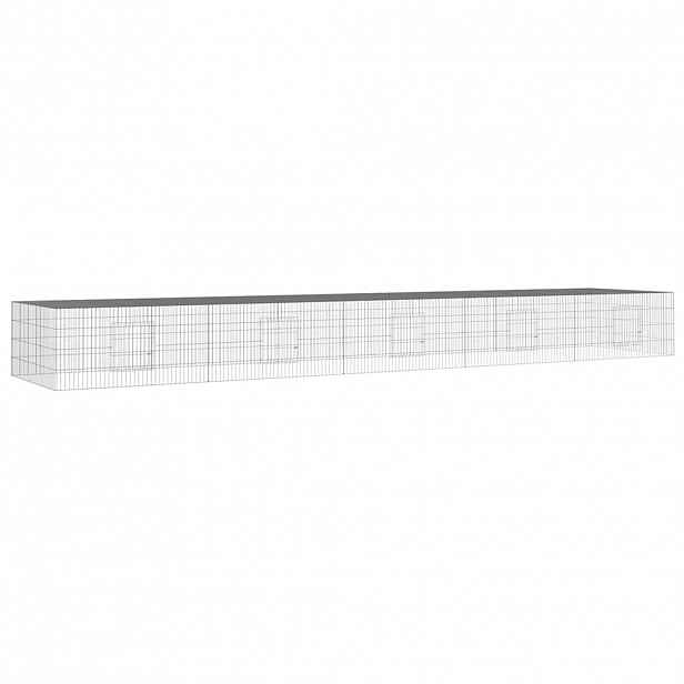vidaXL 5dílná klec pro králíka 541 x 109 x 54 cm pozinkované železo